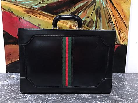 replica gucci briefcase|vintage black gucci briefcase.